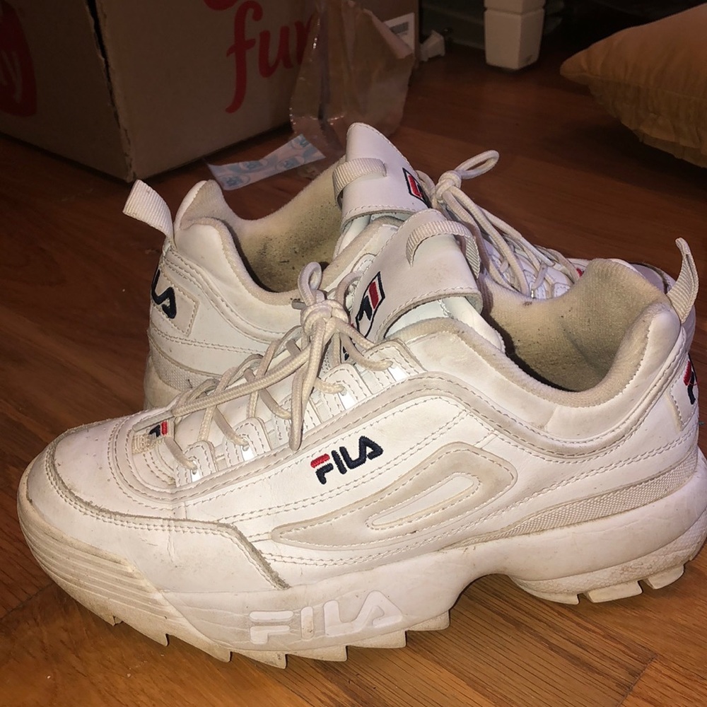 WHITE FILA DISRUPTOR 2